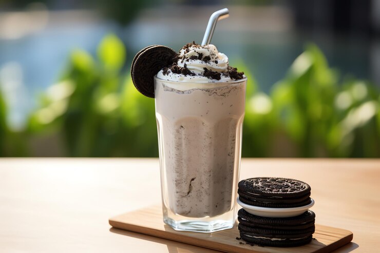 5-minute oreo milkshake