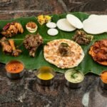 Assortment of Indian dishes arranged on a dining table